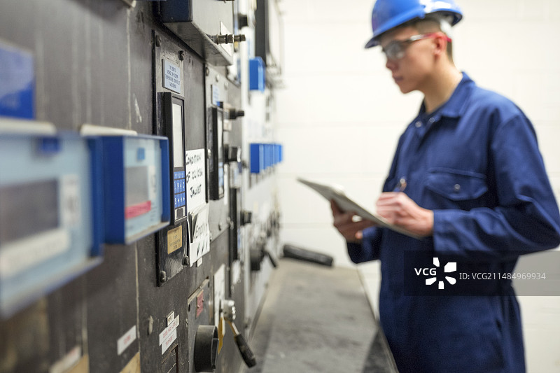 英国苏格兰卡拉化学工厂图片素材