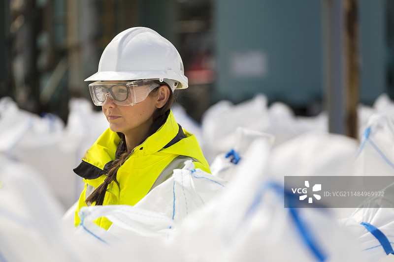 英国苏格兰卡拉化学工厂图片素材