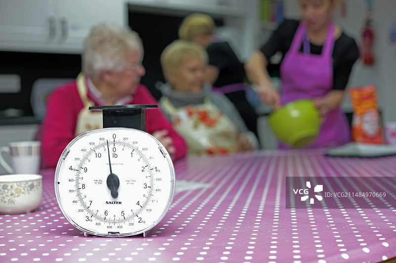 英国苏格兰老年痴呆症意识筹款活动图片素材