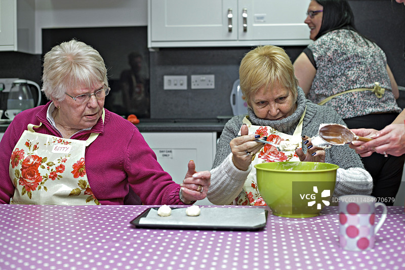英国苏格兰老年痴呆症意识筹款活动图片素材