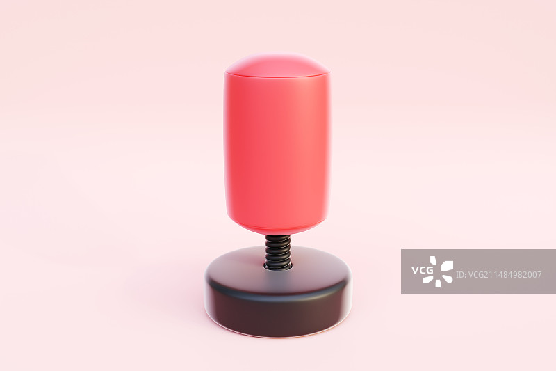 3D渲染卡通拳靶图片素材
