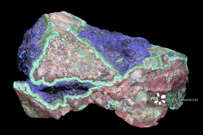 孔雀石和蓝铜矿I图片素材