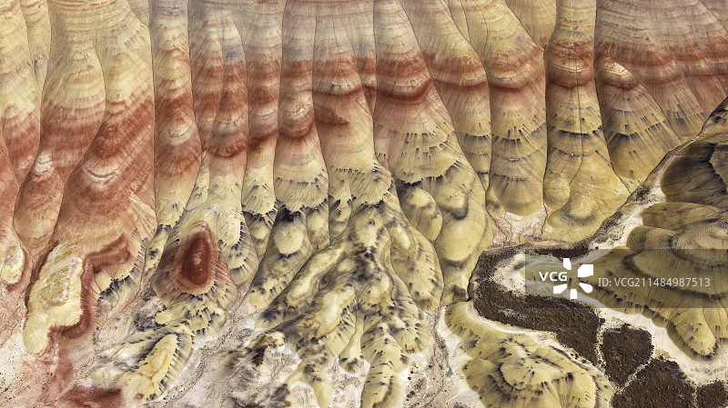 约翰迪化石床国家纪念地荒地，美国图片素材