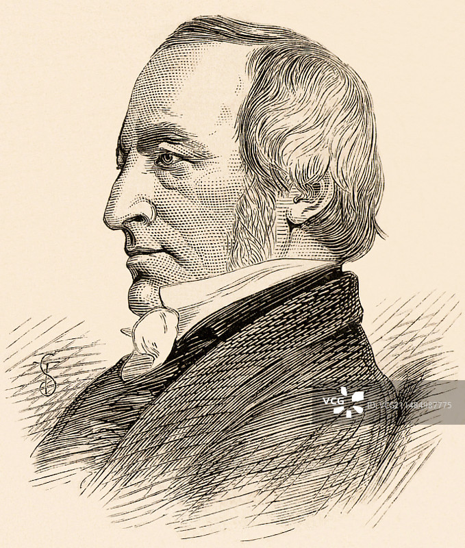 地质学家威廉·丹尼尔·科尼比尔图片素材