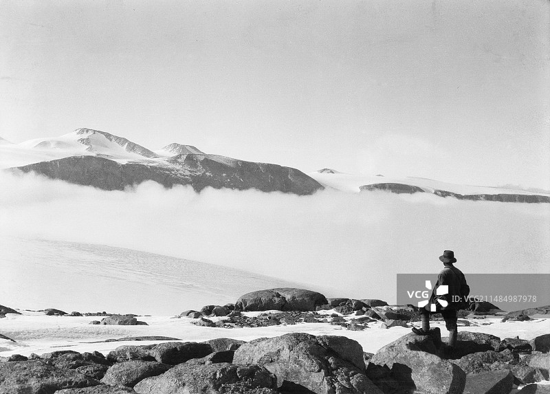 1912年南极探索之旅图片素材