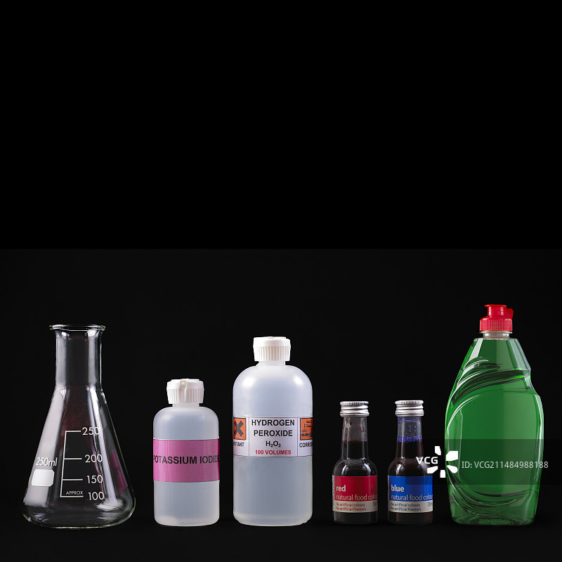 大象牙膏实验图片素材