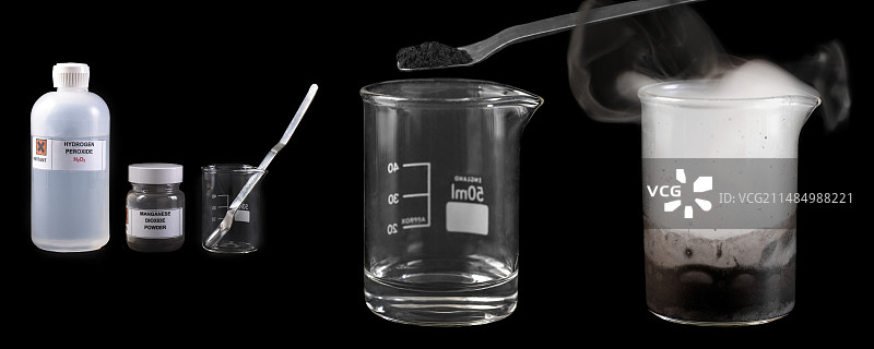 过氧化氢的分解图片素材