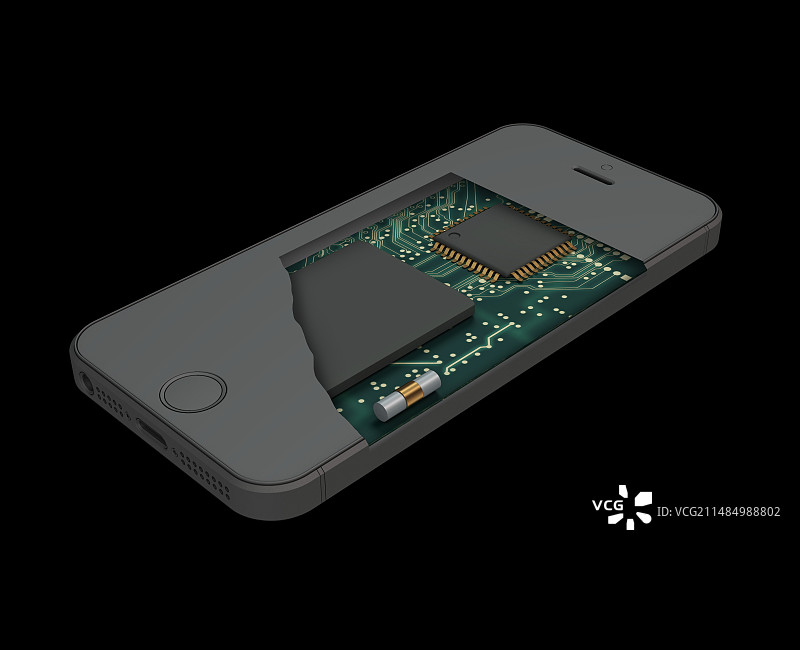 智能手机结构，插图图片素材