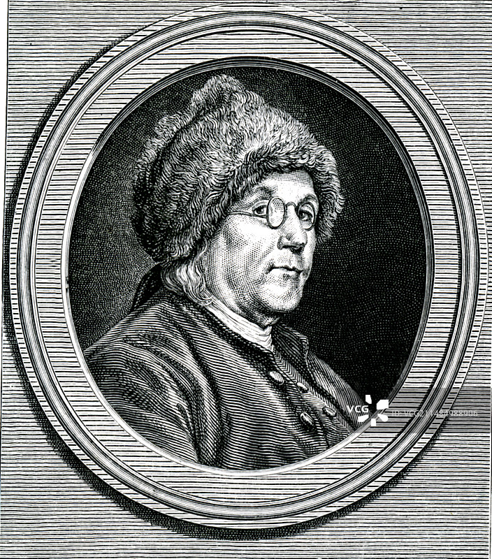 本杰明·富兰克林：美国科学家图片素材