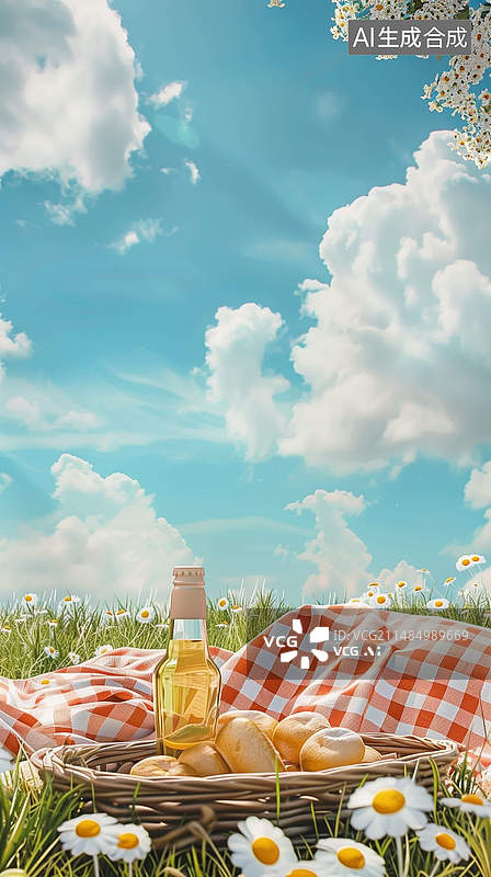 【AI数字艺术】野餐野营露营旅游旅行图片素材