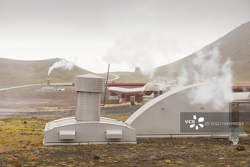 捕捉地热蒸汽图片素材