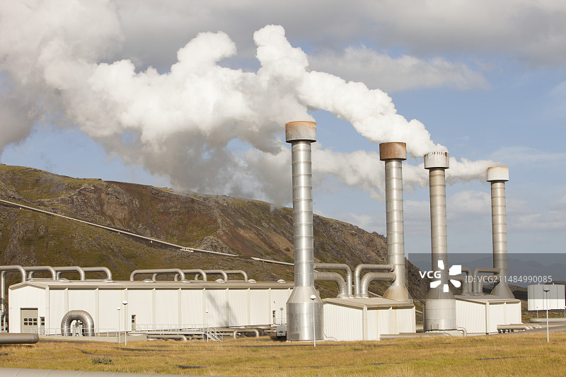 冰岛地热发电站图片素材