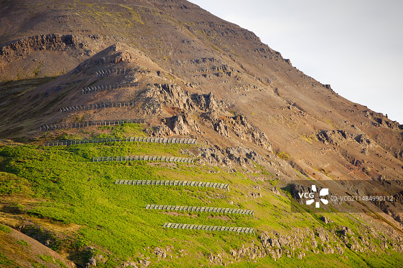 雪崩防护图片素材