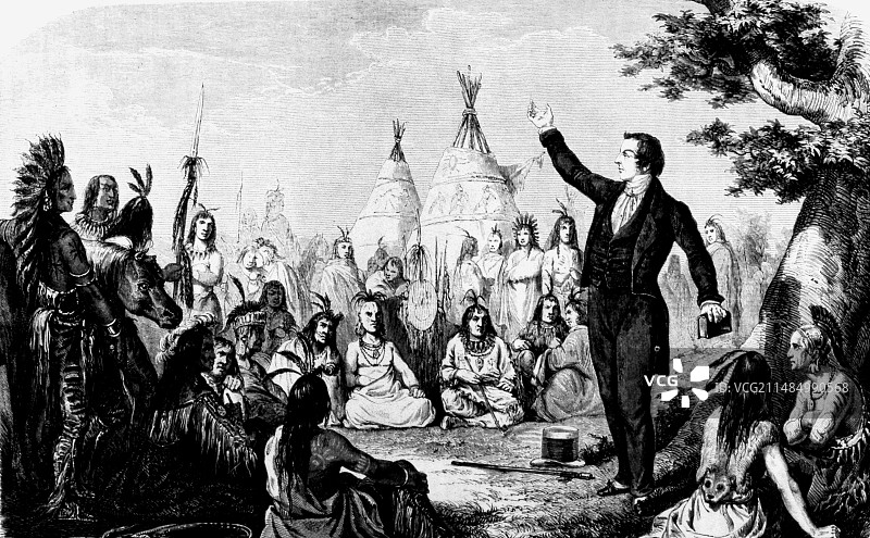 摩尔门教创始人约瑟夫·史密斯图片素材