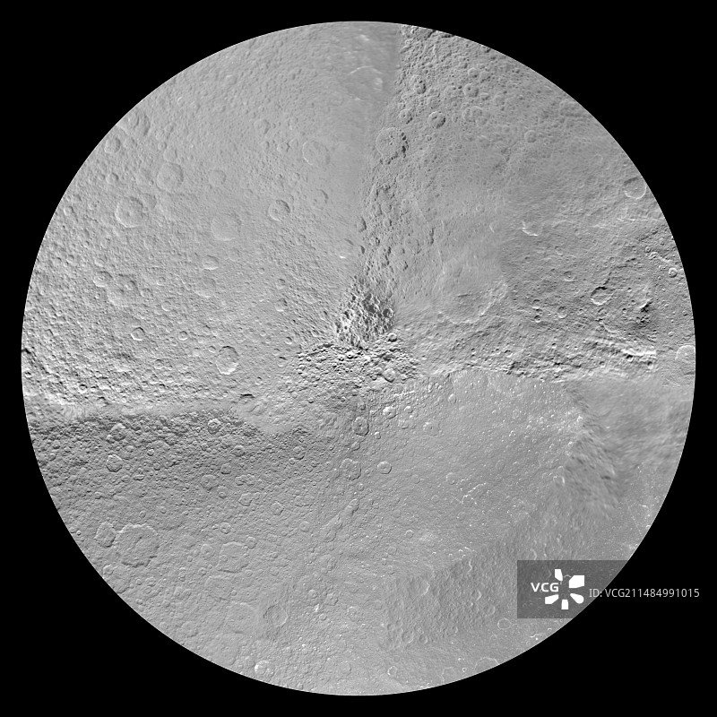 土卫五号南极卫星图像图片素材