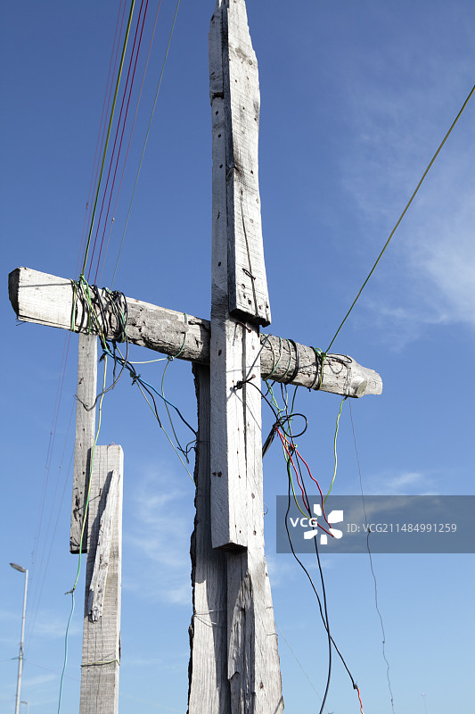 南非的城镇电力图片素材