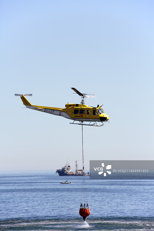 消防直升机图片素材