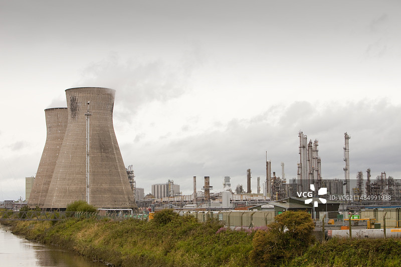 格兰杰茅斯的英力士炼油厂图片素材