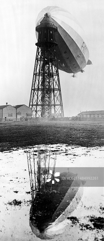 R100飞艇，约1929年图片素材