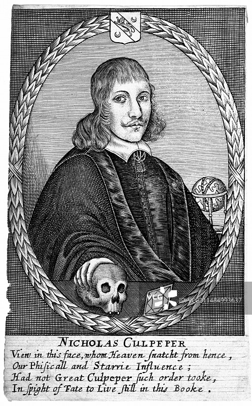 尼古拉斯·卡尔佩珀，英国医生图片素材