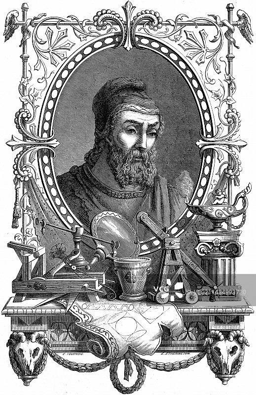 阿基米德，古希腊数学家图片素材