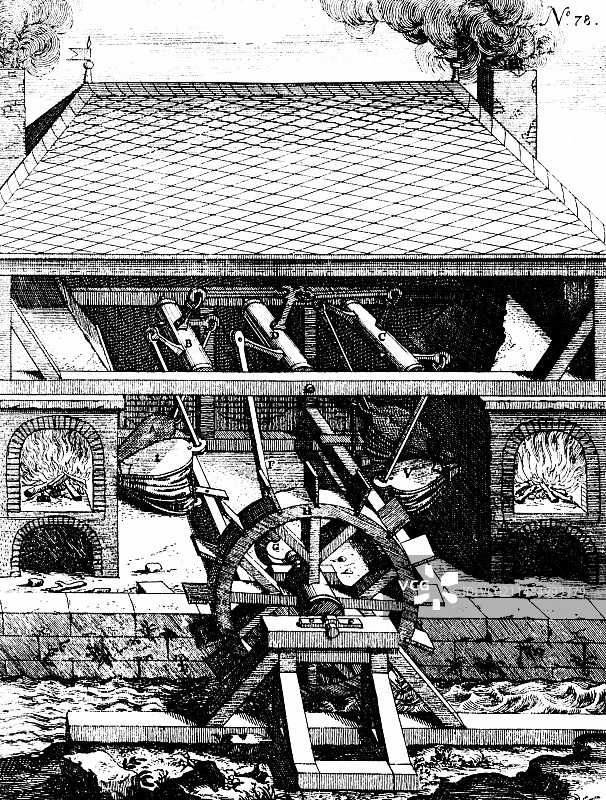 带风箱的锻造车间图片素材