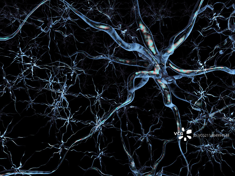 神经网络插画图片素材