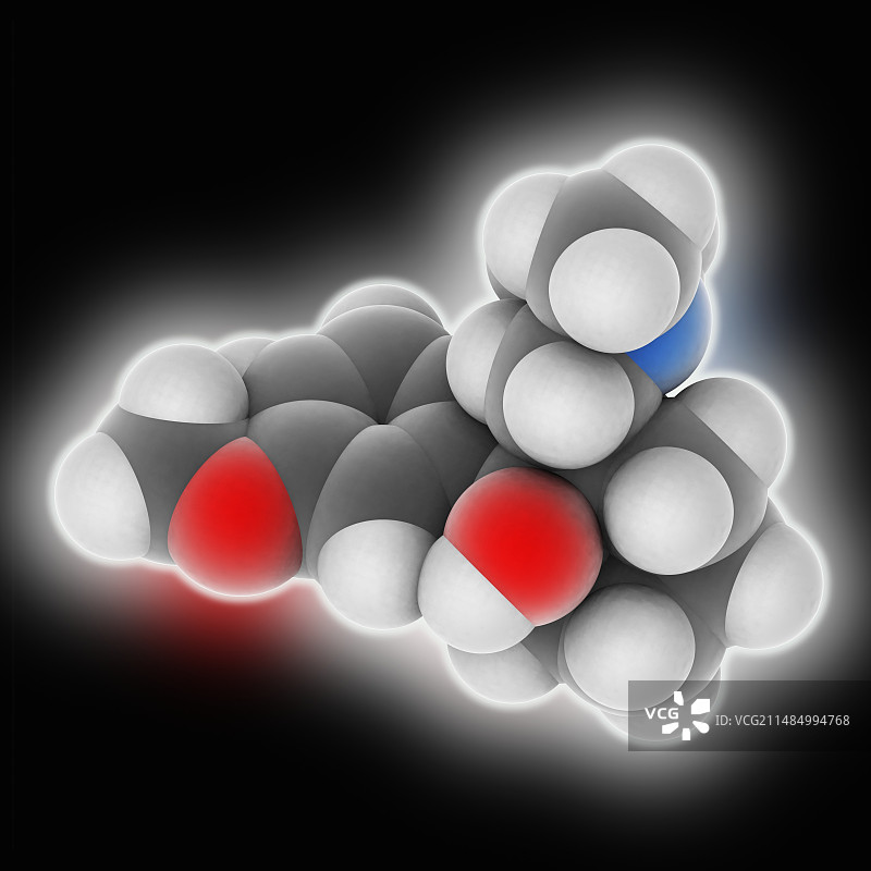 曲马多药物分子图片素材