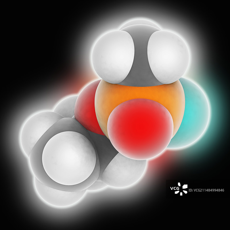 沙林分子图片素材