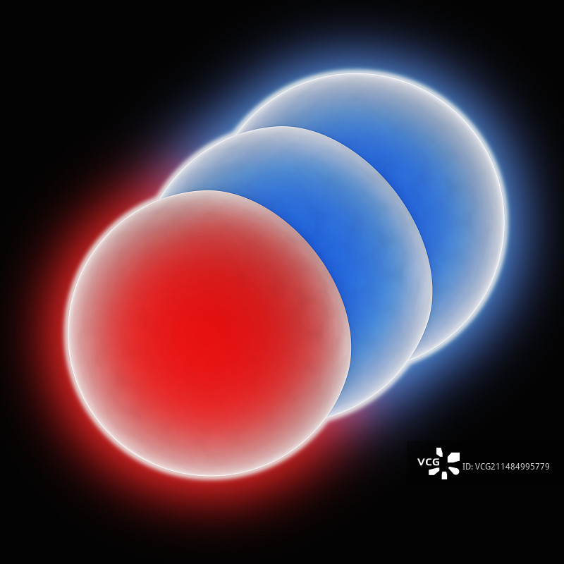 一氧化二氮分子模型图片素材