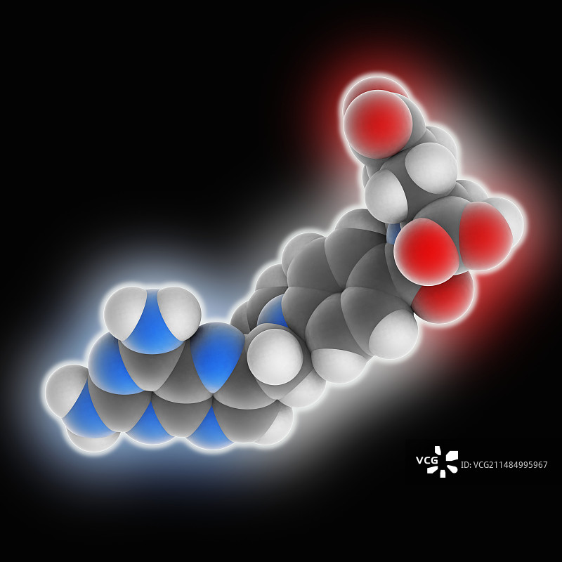 甲氨蝶呤药物分子图片素材