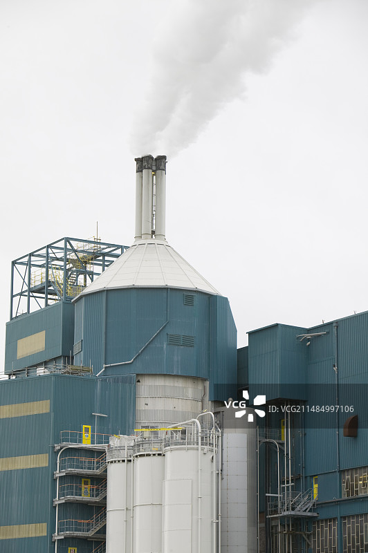 英国沃灵顿的联合利华工厂图片素材