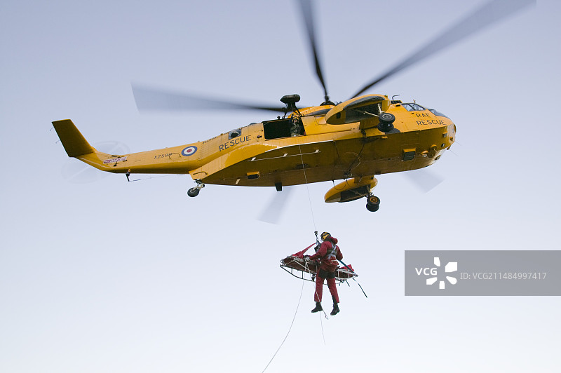 英国皇家空军海王直升机图片素材