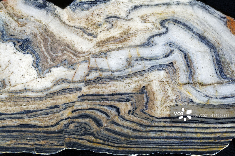 片麻岩中的微观结构图片素材