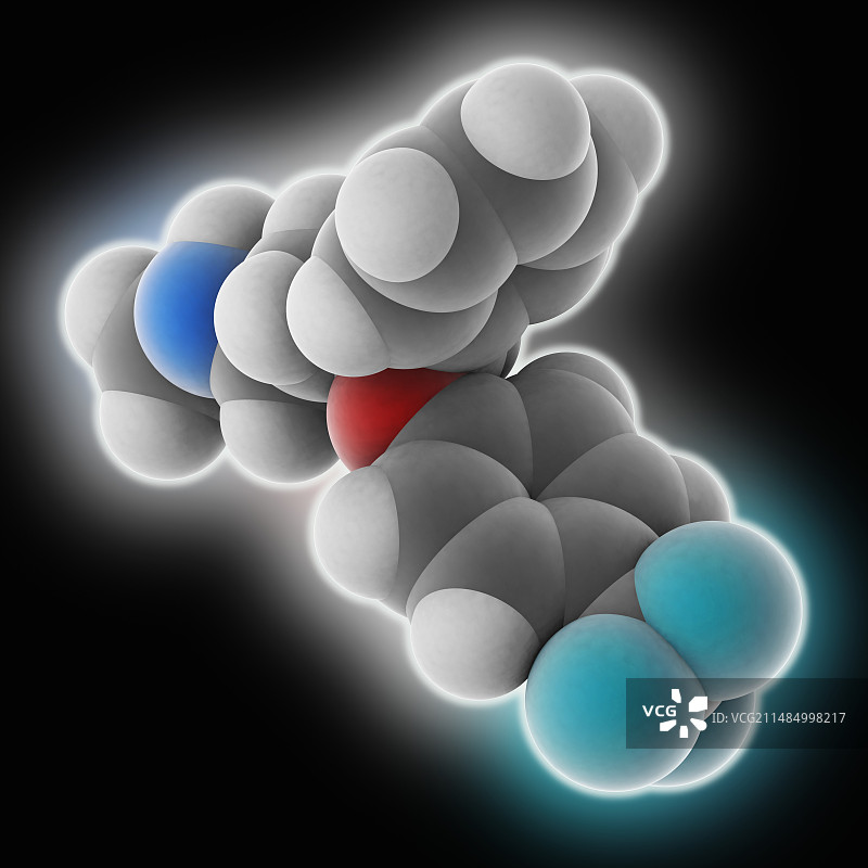 氟西汀药物分子图片素材