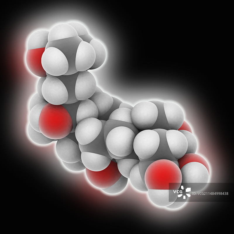 蜕皮甾酮分子图片素材