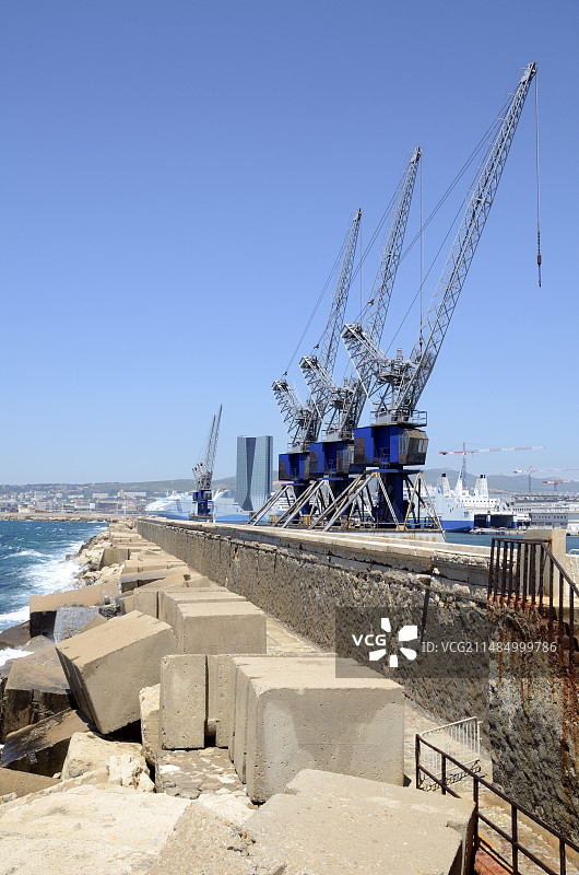 法国马赛港图片素材