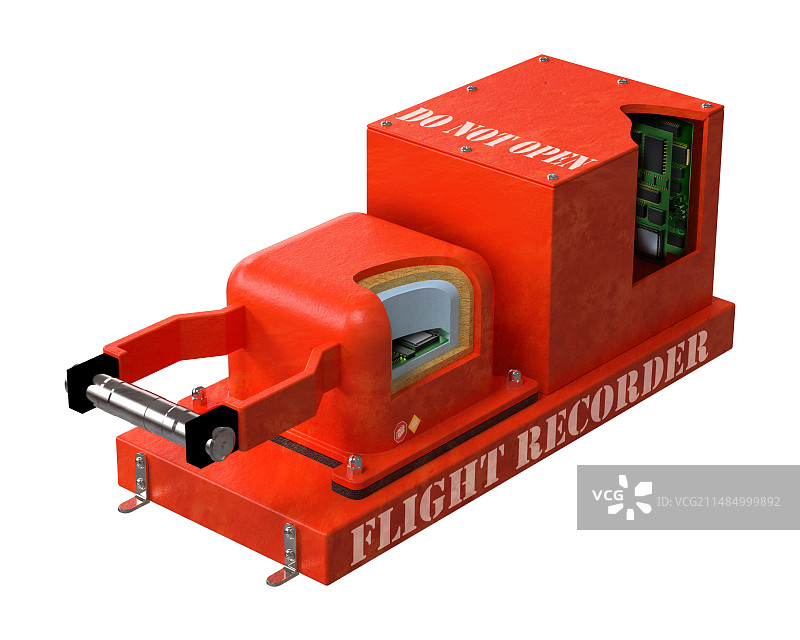 飞机飞行记录器插画图片素材