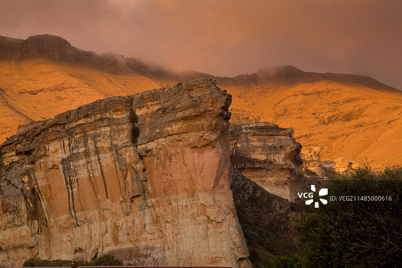 南非金门国家公园图片素材
