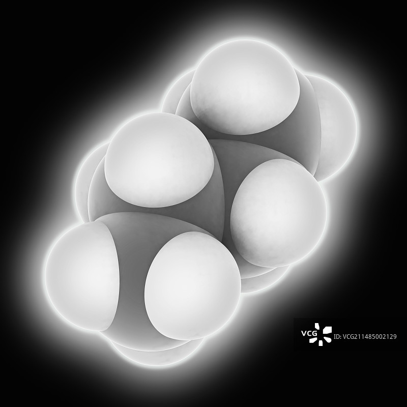 丁烷分子图片素材