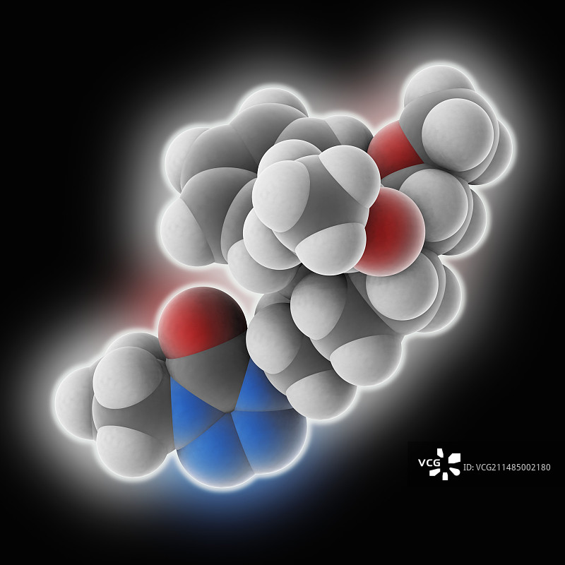 阿芬太尼药物分子图片素材