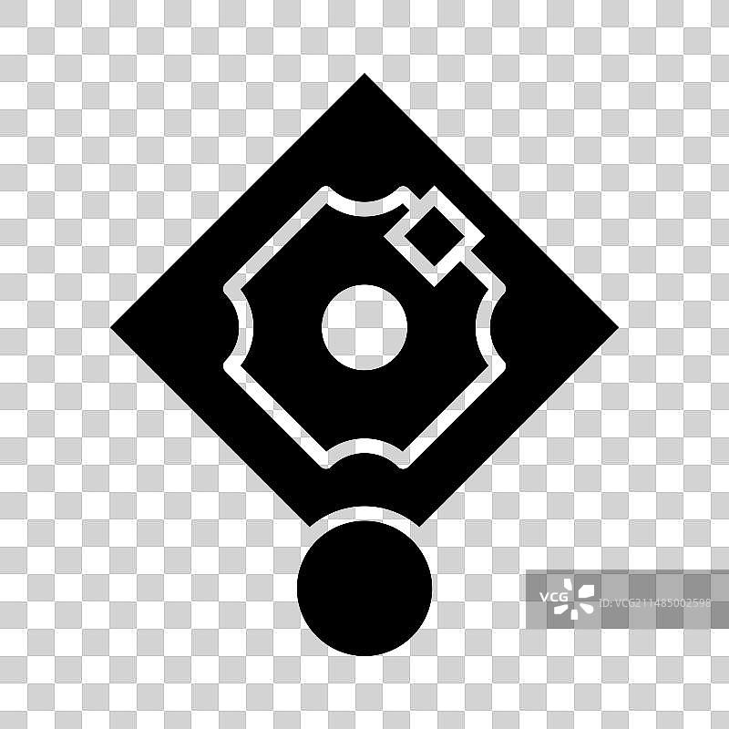 内场手字形图标，适用于个人和商业用途图片素材