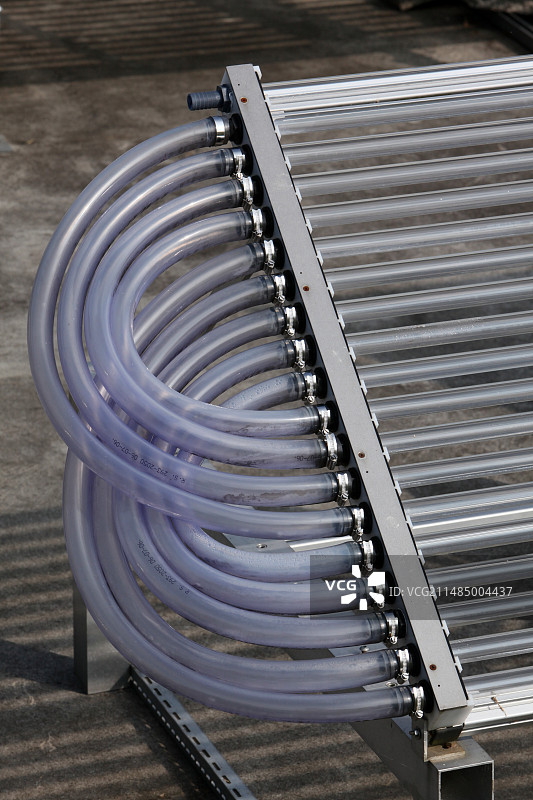 真空管集热器图片素材