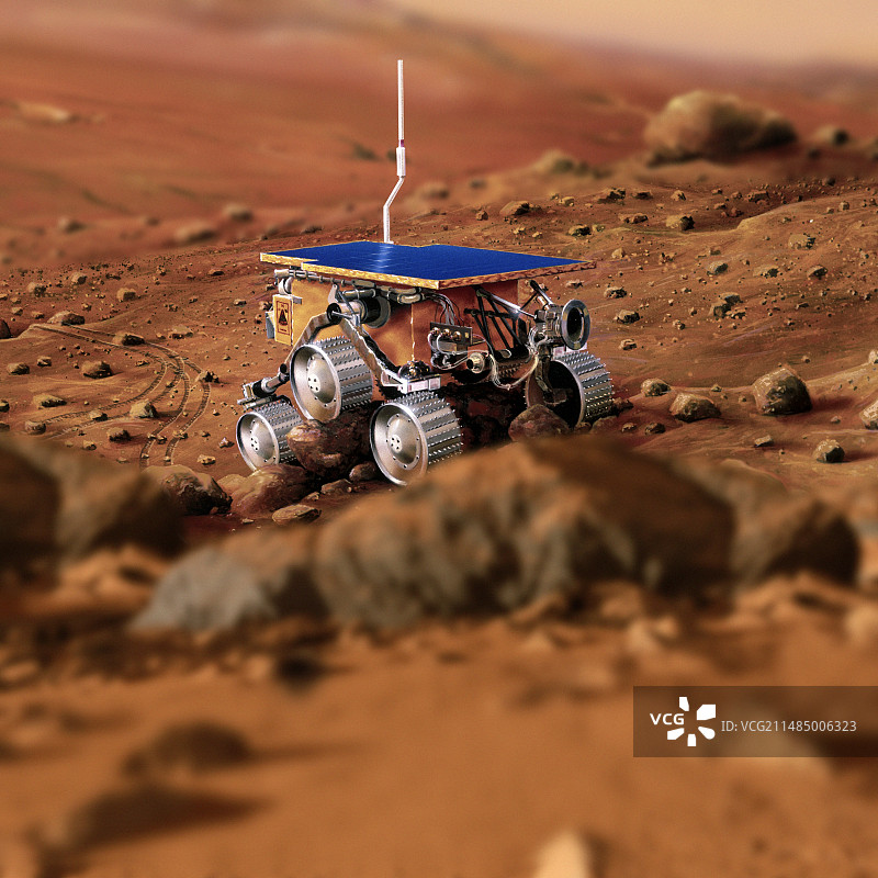 火星漫游者号艺术作品图片素材
