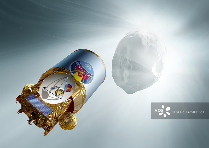 偏转近地小行星图片素材