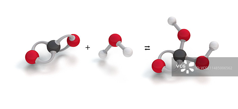 碳酸的形成图片素材
