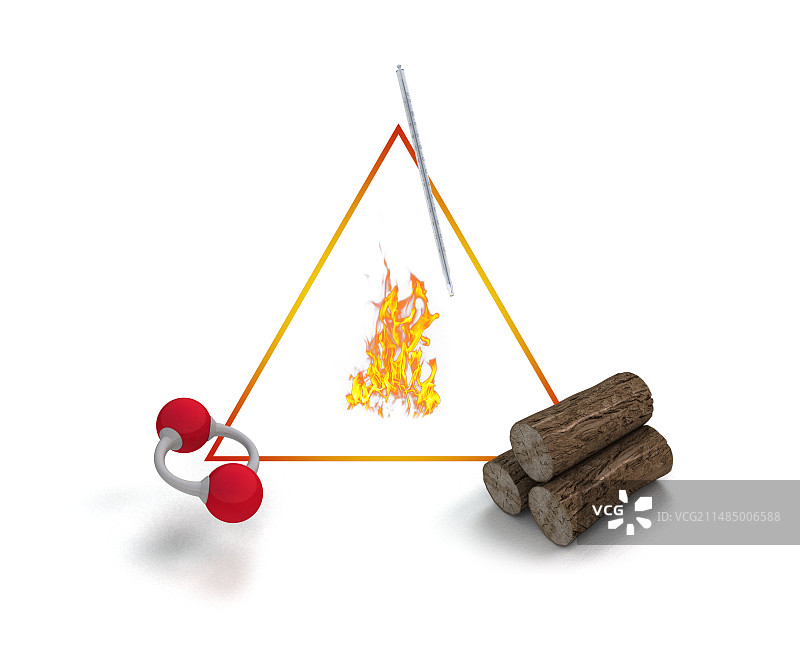 火三角，图示图片素材