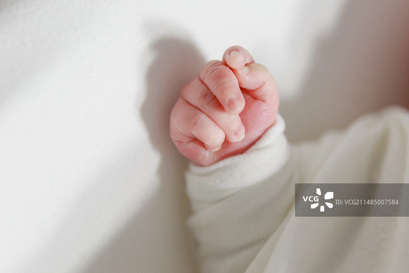 新生儿小手特写图片素材