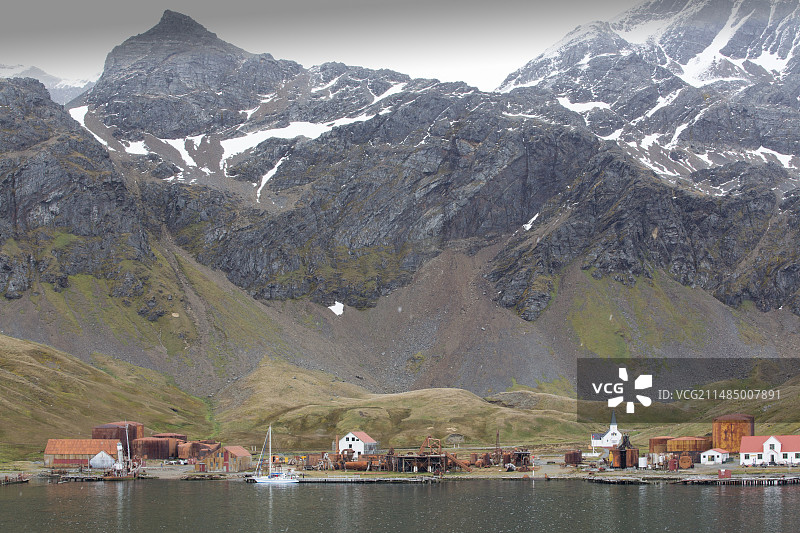 格里特维肯的旧捕鲸站图片素材