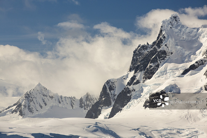南极半岛山脉图片素材